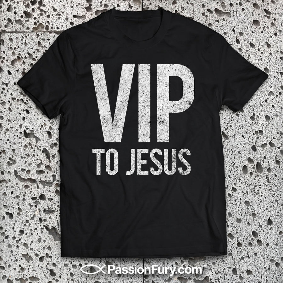 Christian Apparel Shirt laid on stone background.