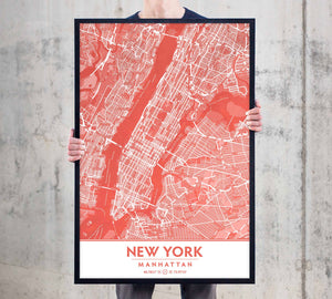 Large coral poster