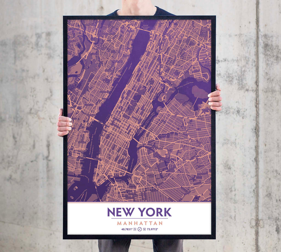 Ultra Violet & Blooming Dahlia NYC Decor