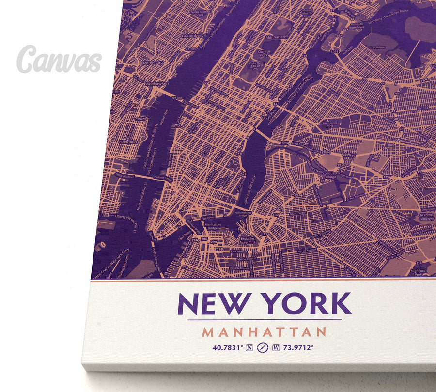 Ultra Violet & Blooming Dahlia NYC Decor