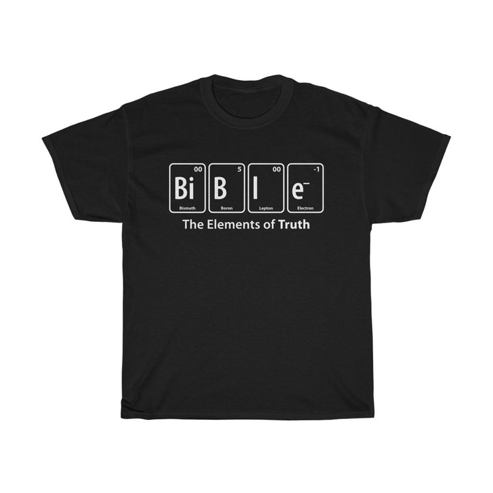 Bible Periodic Table of Elements Funny Christian Tshirt Meme Quote