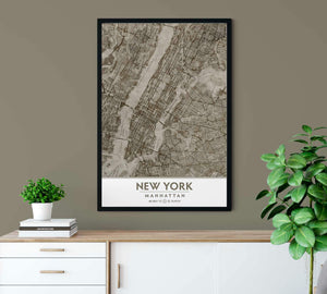 Putty and Beige Manhattan New York City Antique Decor
