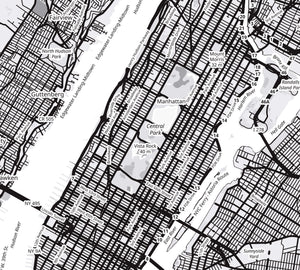 Manhattan New York City NYC Black & White Framed Artwork
