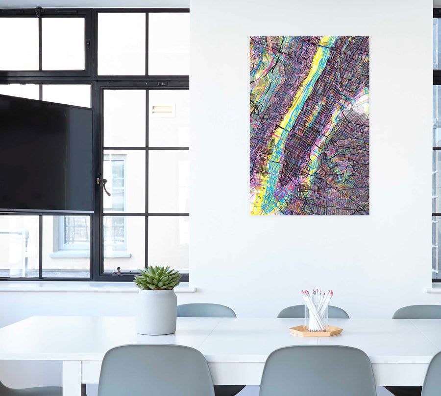 CMYK New York City Artwork Poster