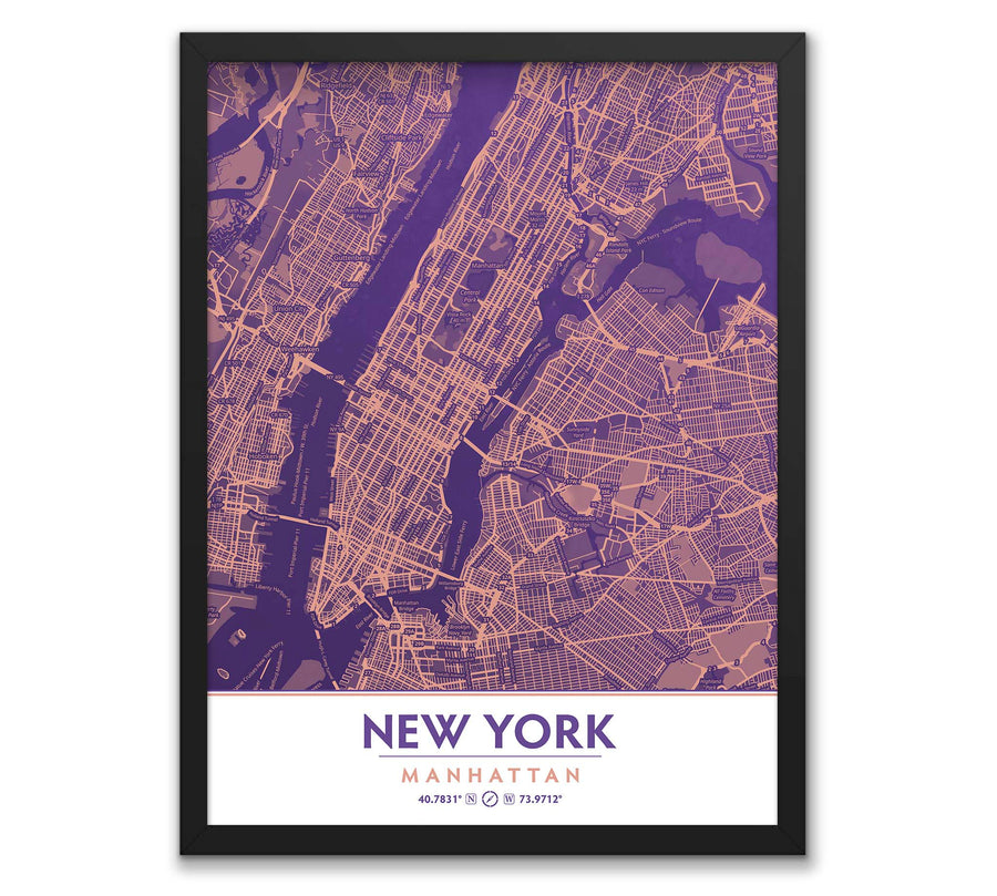 Ultra Violet & Blooming Dahlia Color Manhattan New York City image