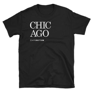 Chicago City USA tee in black