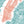 Teal & Coral New York City Map - Printable