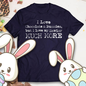 Easter Saviour Tshirt with Bunnies
