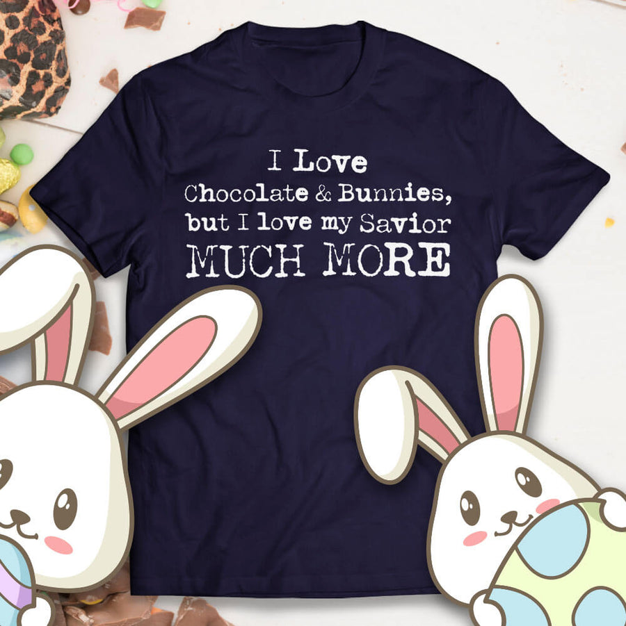 Easter Saviour Tshirt with Bunnies