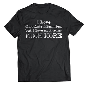 My Savior Christian Easter T-shirt in Black