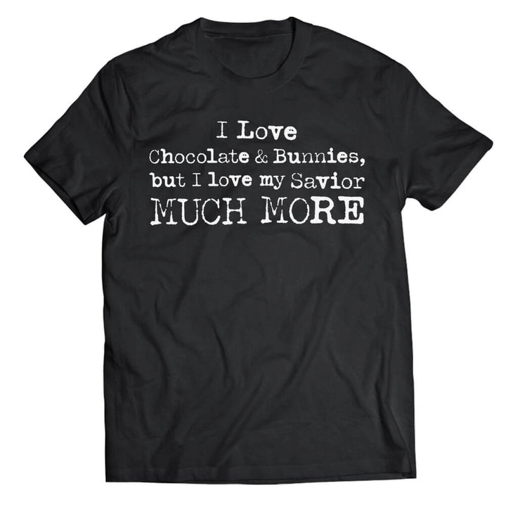 My Savior Christian Easter T-shirt in Black