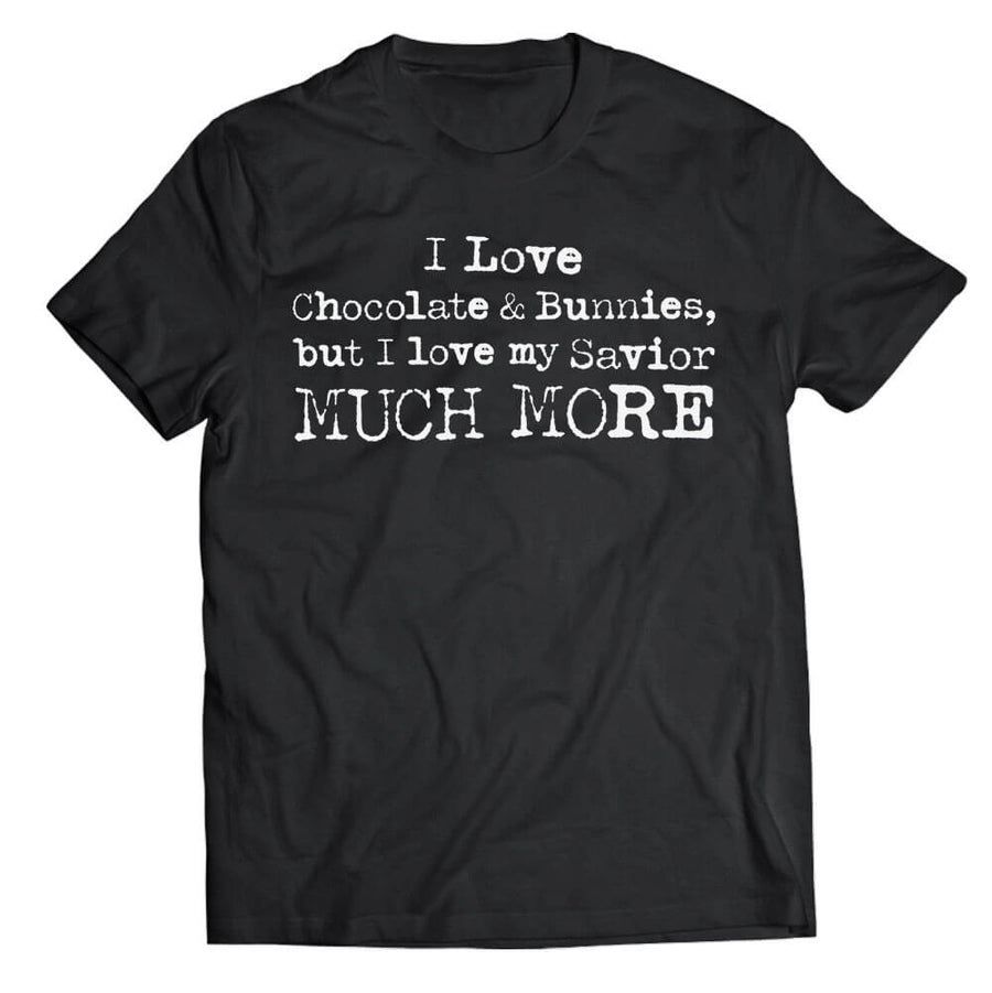 My Savior Christian Easter T-shirt in Black