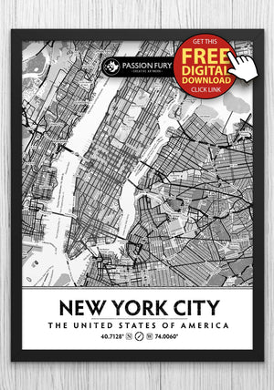 🗽 Free New York City DIY Artwork Printable