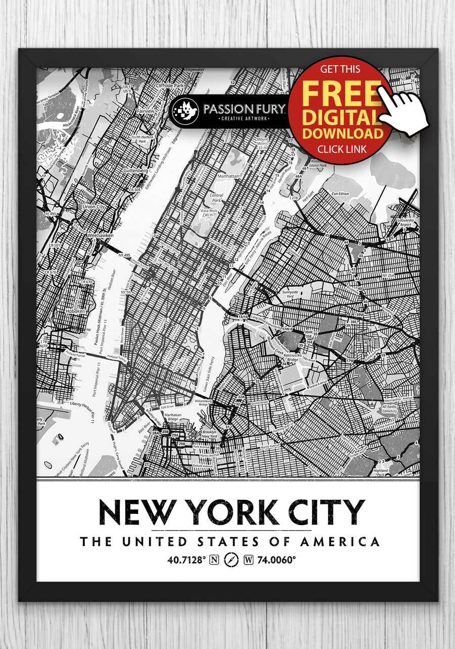 🗽 Free New York City DIY Artwork Printable