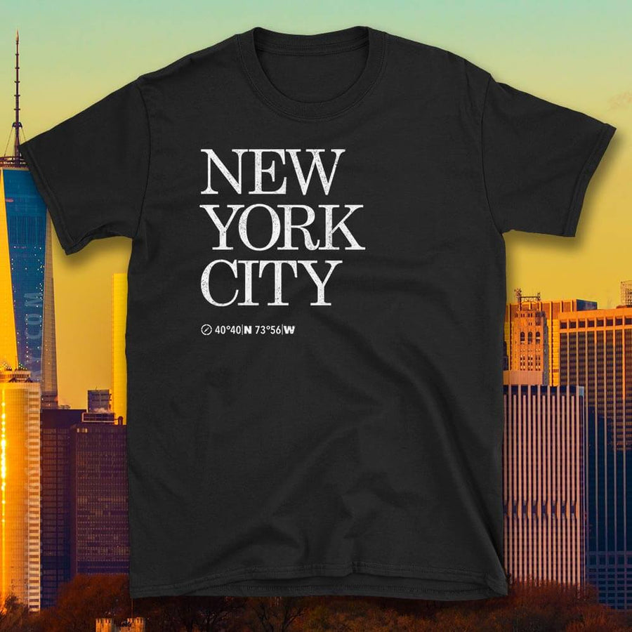New York City Coordinates Tshirt
