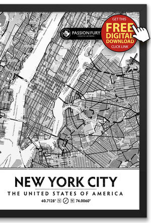 🗽 Free New York City DIY Artwork Printable