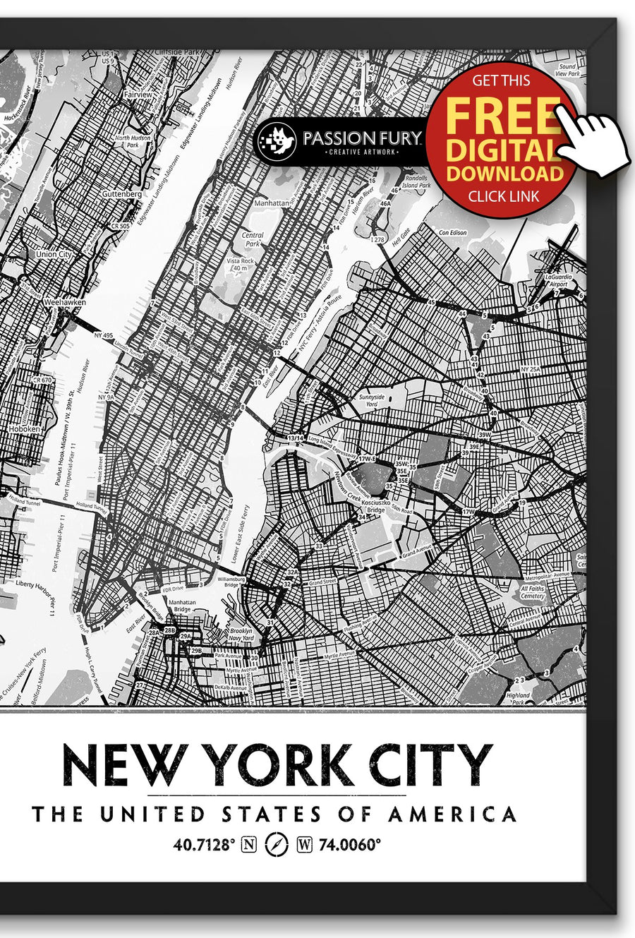 🗽 Free New York City DIY Artwork Printable