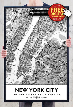 🗽 Free New York City DIY Artwork Printable