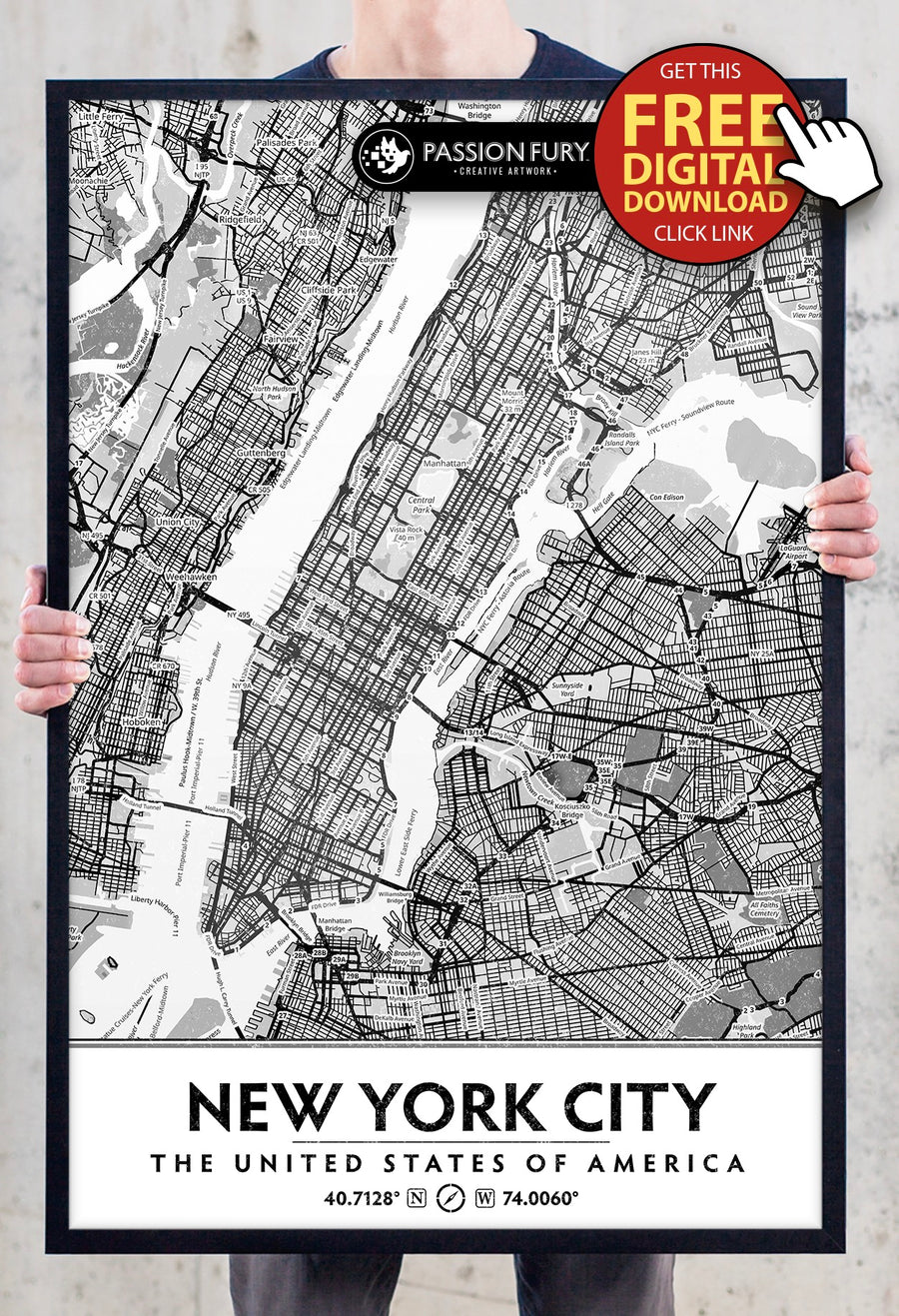 🗽 Free New York City DIY Artwork Printable