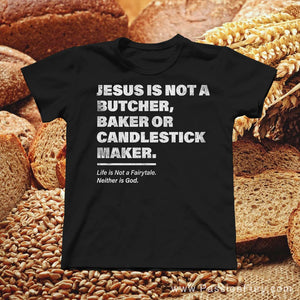Christian shirt design on photo background