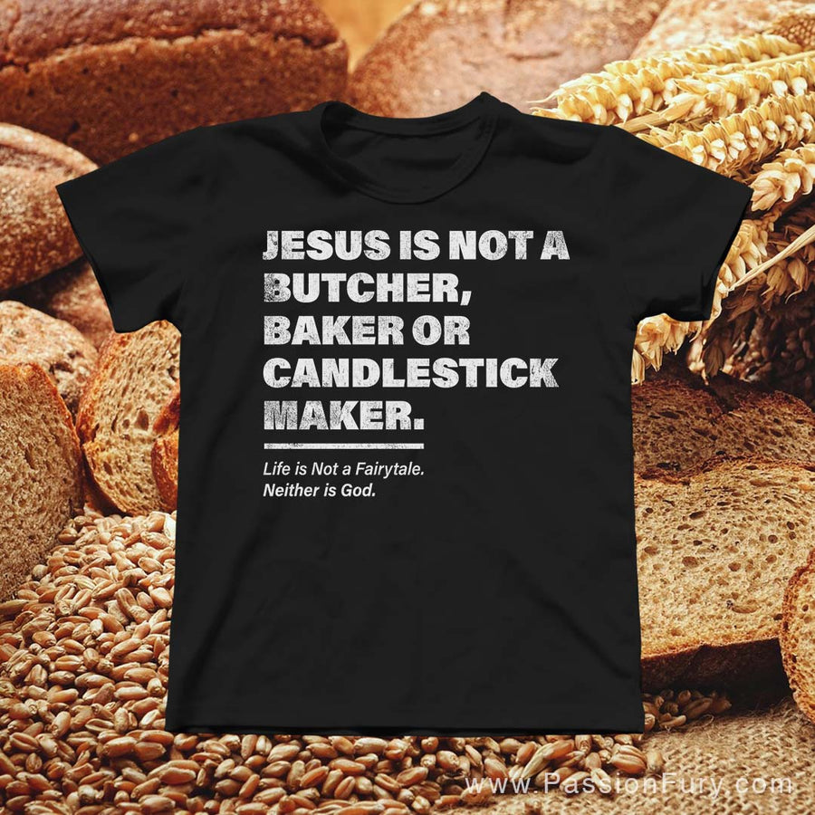 Christian shirt design on photo background
