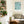 Manhattan New York City in Teal on wall