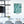 Manhattan New York City in Teal office