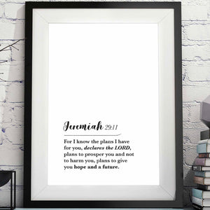Jeremiah 29 11 Printable image