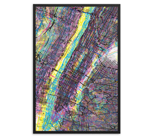 Psychedelic Art of NYC Manhattan