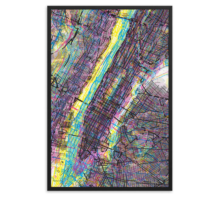Psychedelic Art of NYC Manhattan