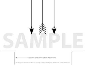 Printable Arrow Art sample image