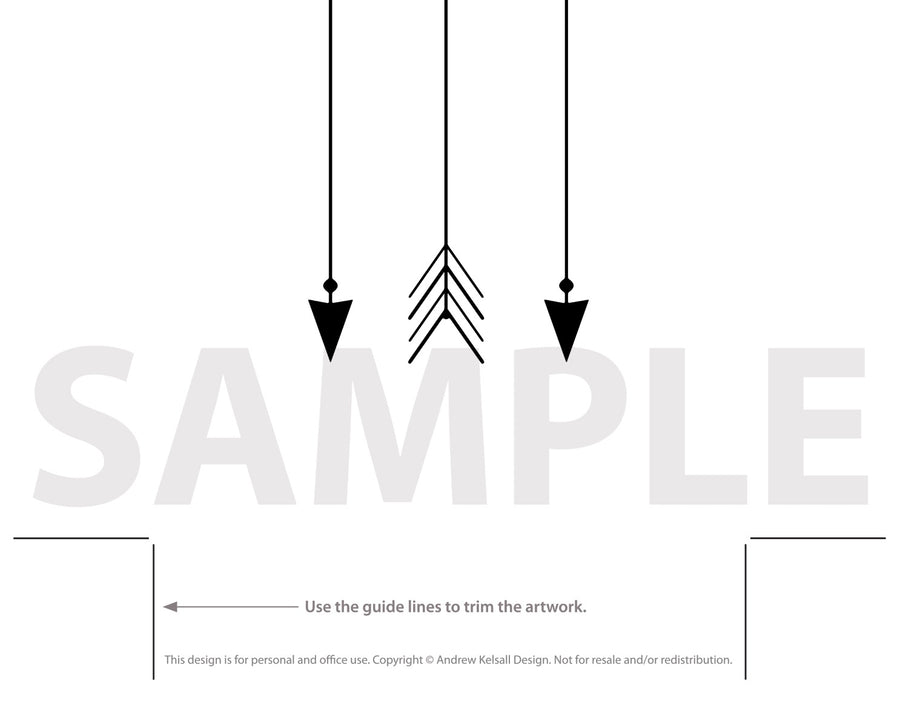 Printable Arrow Art sample image