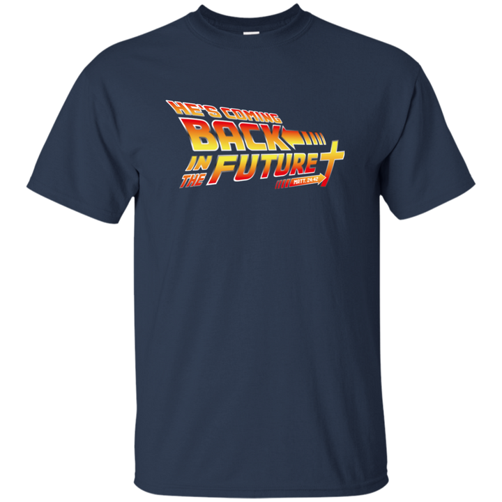 Christian themed back in the future tshirt