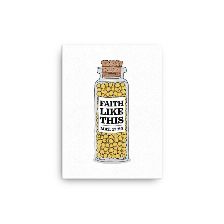 Mustard Seed Canvas Print Illustration