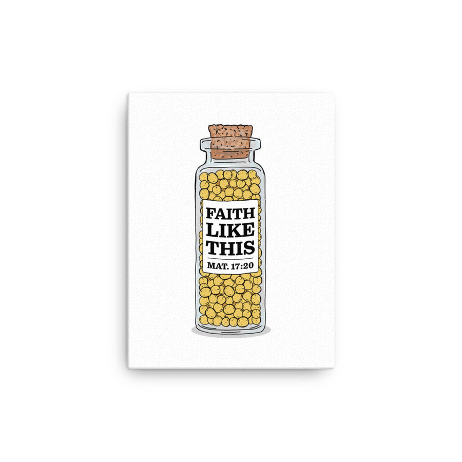 Mustard Seed Canvas Print Illustration