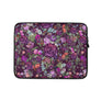 Pretty Dark Purple Roses Pattern Gift for Teen Girls & Women, Lightweight Laptop Cover Sleeve Case Bag Accessory, Internal Padded Zipper
