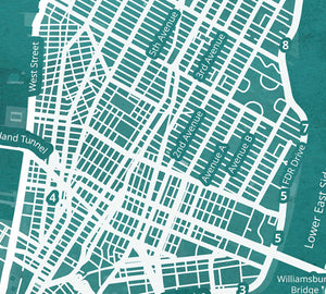 NYC green closup