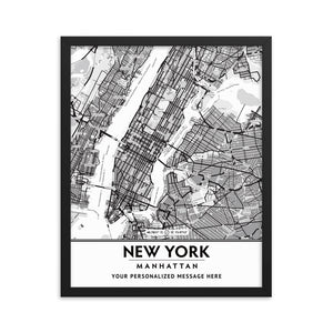 Customizable New York City Framed Artwork