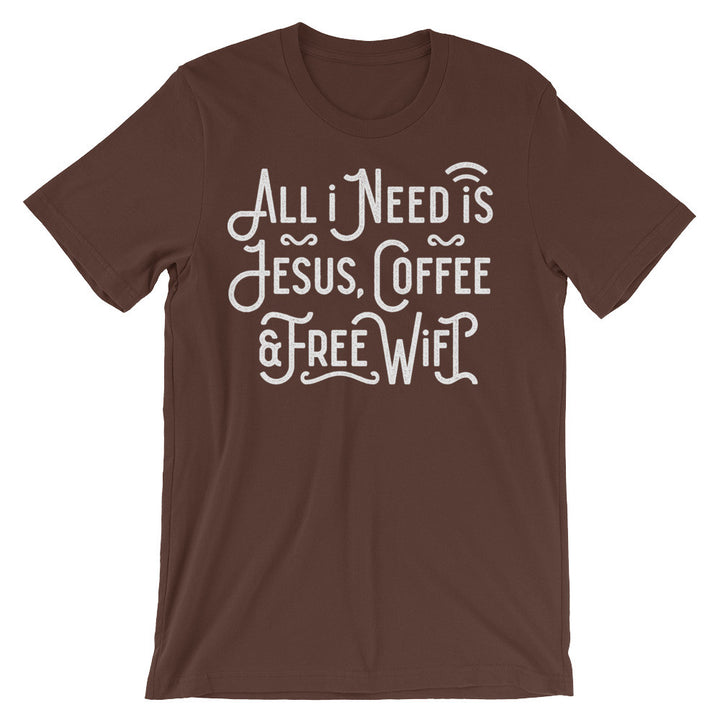 Coffee and Jesus Shirt - Passion Fury Christian T-shirts and more