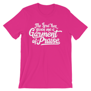Lord has given me a Garment of Praise - Passion Fury Christian T-shirts and more