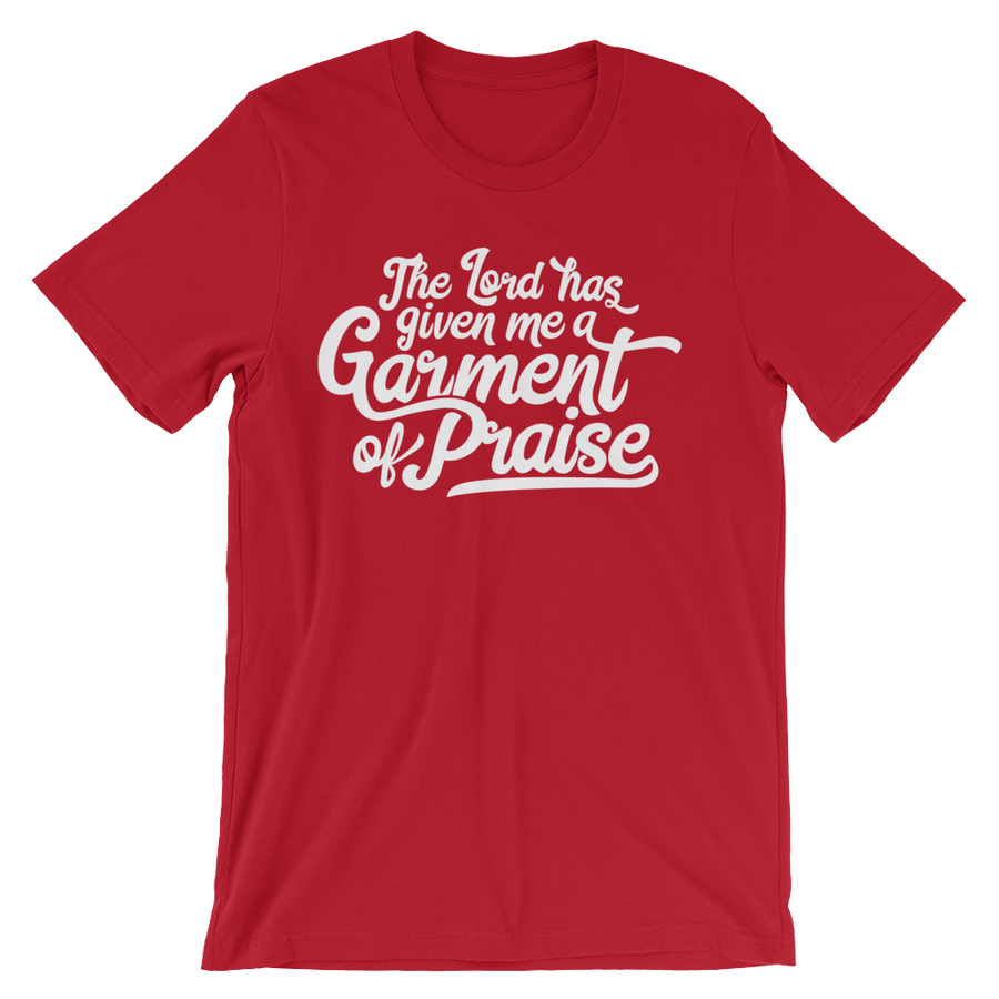 Lord has given me a Garment of Praise - Passion Fury Christian T-shirts and more