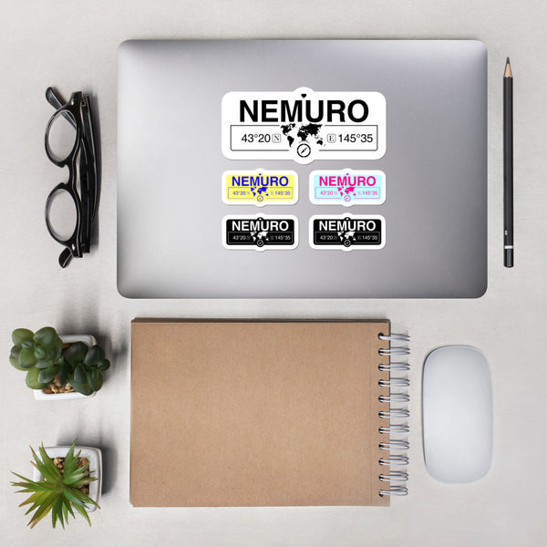 Nemuro, Japan High-Quality Vinyl Laptop Indoor Stickers
