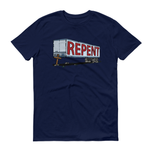Repent Cross Trailer - Christian Shirts