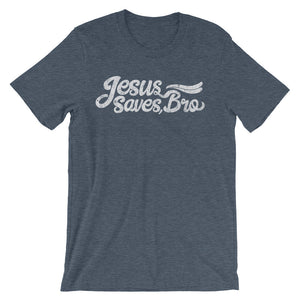 Blue Jesus Saves Bro Tshirt