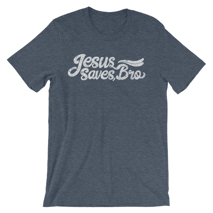 Blue Jesus Saves Bro Tshirt