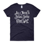 Jesus, Coffee and Wifi - Women's Tee