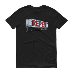 Repent Cross Trailer - Christian Shirts