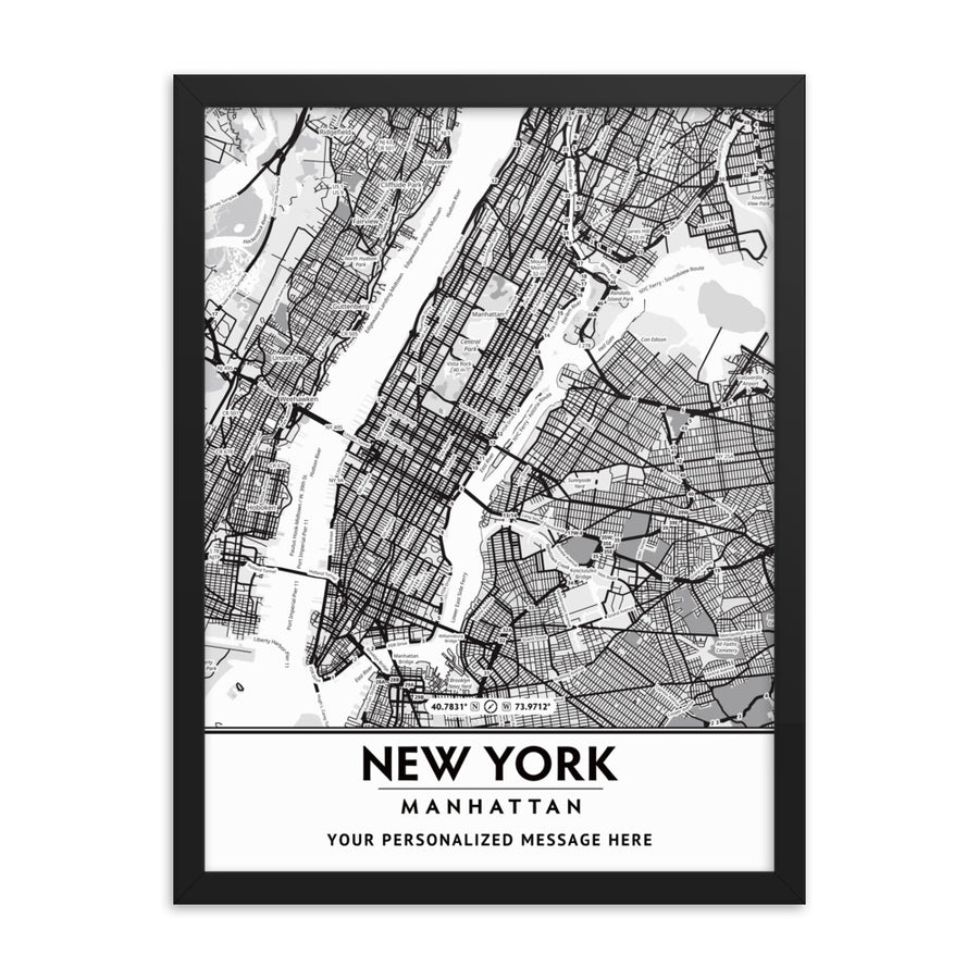 Customizable New York City Framed Artwork