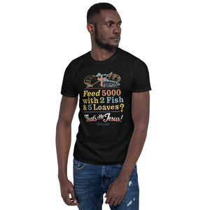 Miracles Performed By Jesus Feeds The 5000 Unique Christian Tshirt